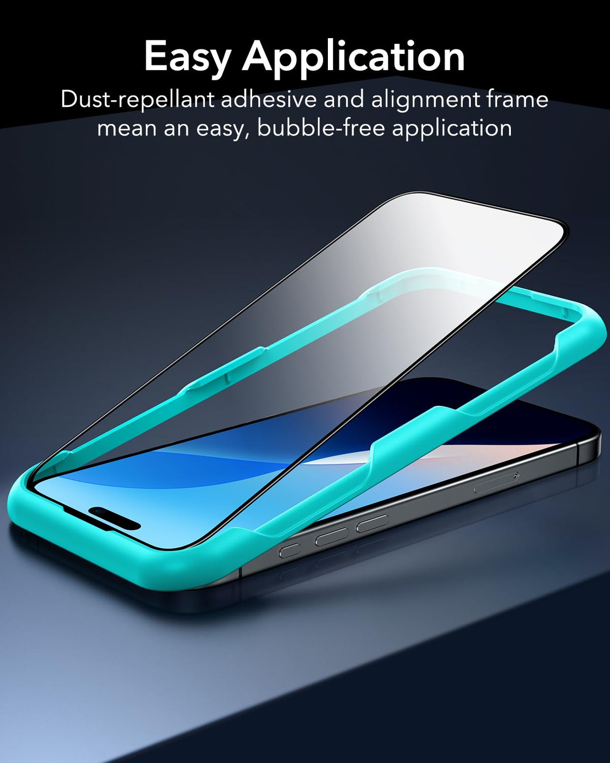ESR 3 Pack for iPhone 17/iPhone 16 Pro Screen Protector, Align Frame