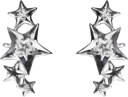 SHOKZ Stylish Star Rhinestone Earring for OpenDots ONE Clip-on Earbuds, Detachable Earrings use for Open-Ear Clip-On Headphones, Clip On Earbuds Accessories, Sports & Workouts, Gift for Women