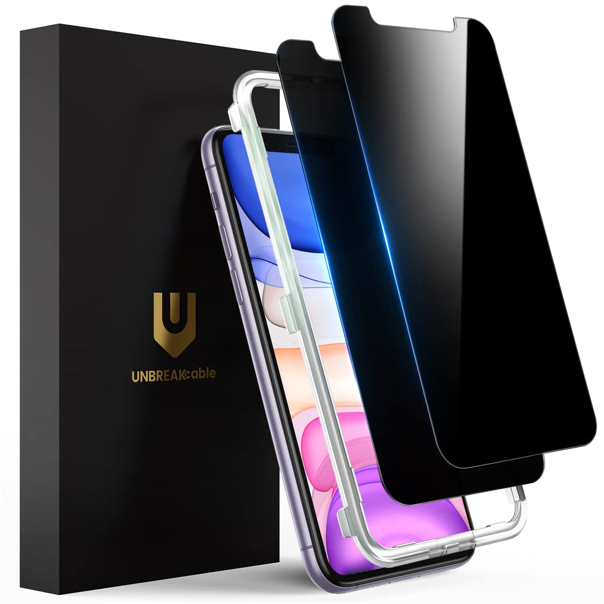 UNBREAKcable Privacy Screen Protector for iPhone 16 Pro, 2-Pack