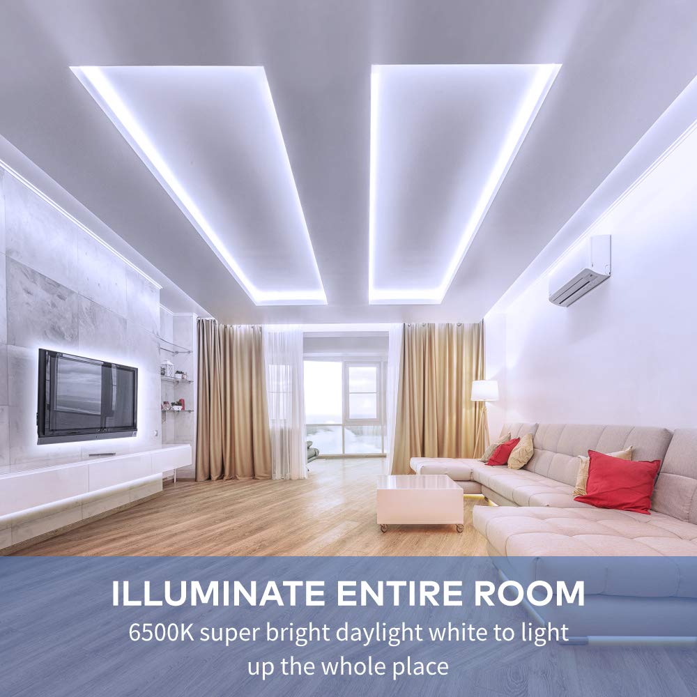 Govee Warm White LED Strip Lights 16.4ft with Control Box, 3000K, Dimmable