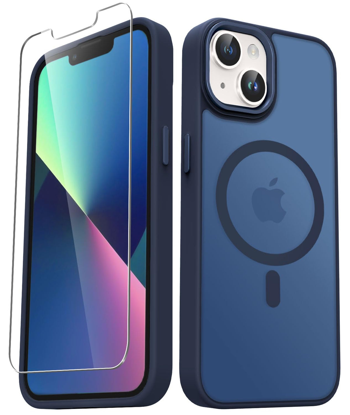 for iPhone 14 Plus Case, Matte Magnetic Phone Case, Lavender Purple