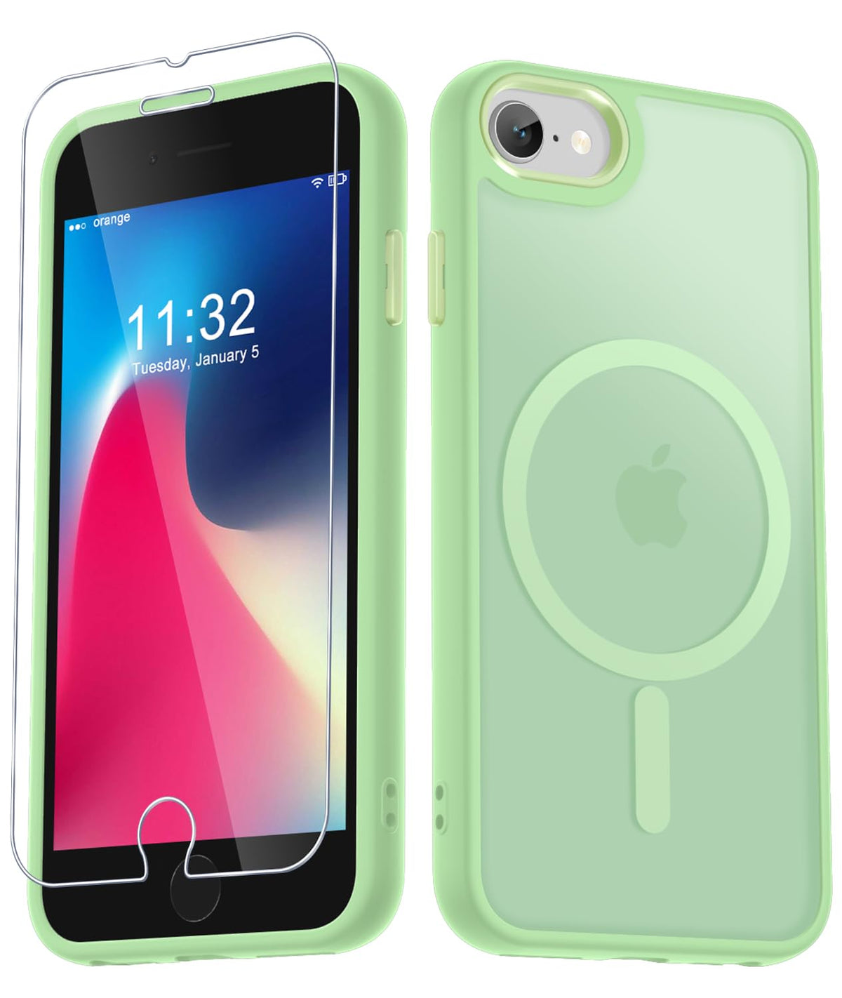 for iPhone 14 Plus Case, Matte Magnetic Phone Case, Lavender Purple