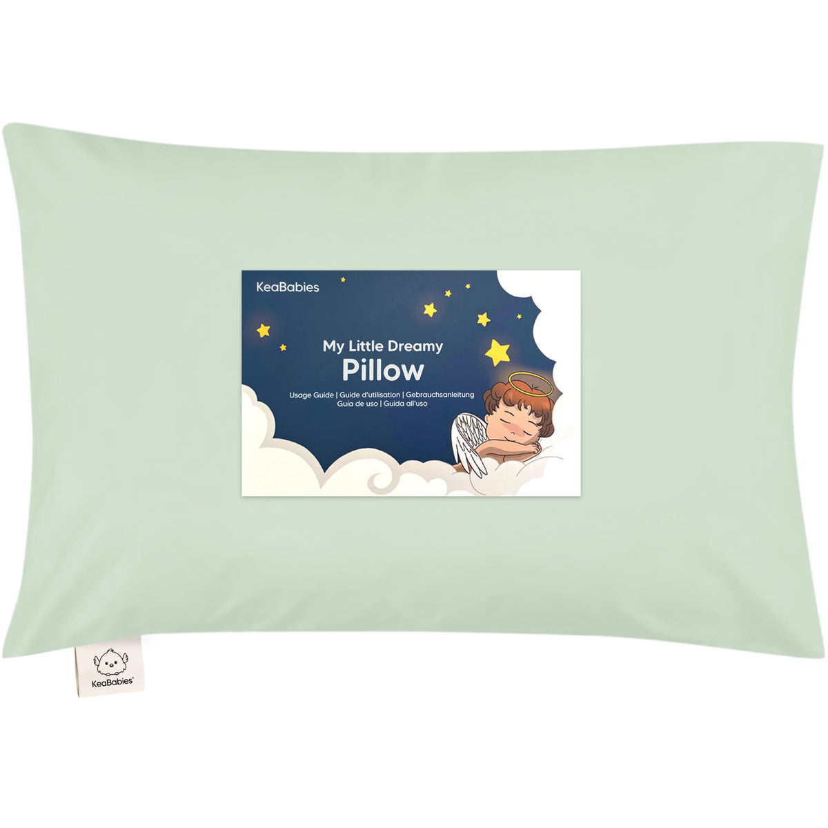 Toddler Pillow with Pillowcase 13x18 My Little Dreamy Pillow(Jolly Rainbow)