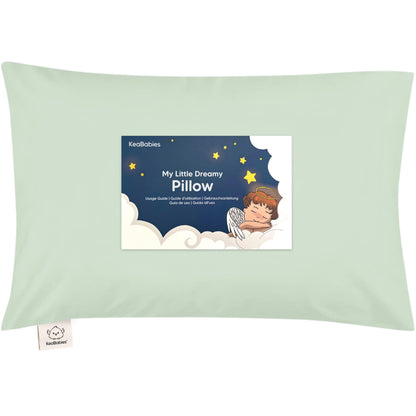 Toddler Pillow with Pillowcase 13x18 My Little Dreamy Pillow(Jolly Rainbow)