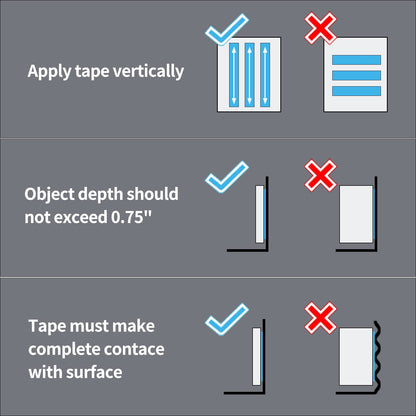 Art3d Double-Sided Tape Heavy Duty (10FT) Mounting Tape, Multipurpose Removable Adhesive Foam Tape, Reusable Transparent Tape for Paste Items, Household
