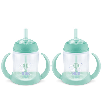 NUK Learner Straw Cup, 10oz, 2-Pack, Amazon Exclusive Timeless