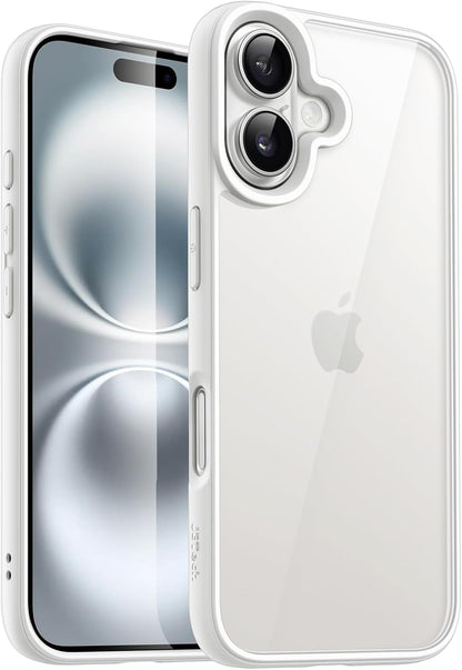 JETech Case for iPhone 16, Anti-Yellowing, Clear