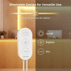 Govee Warm White LED Strip Lights 16.4ft with Control Box, 3000K, Dimmable