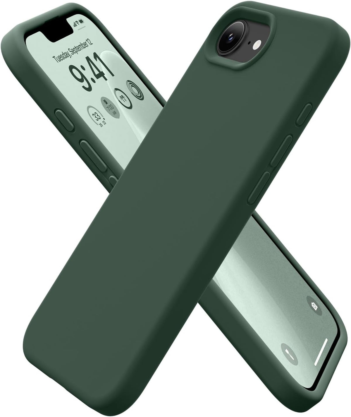 GolbinBox Magnetic for iPhone 13/14 Case, Silicone Cover, Blackcurrant