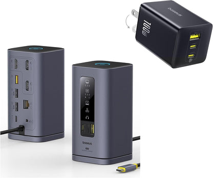 Baseus SpaceMate(MAC) Docking Station and Baseus 100W USB C Charger Block
