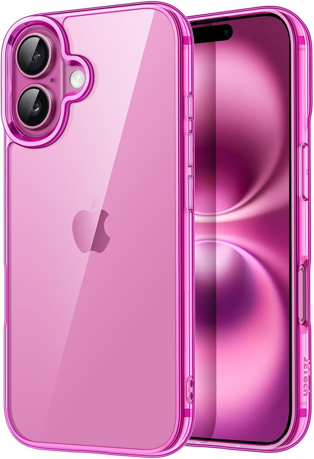 JETech Case for iPhone 16, Anti-Yellowing, Clear