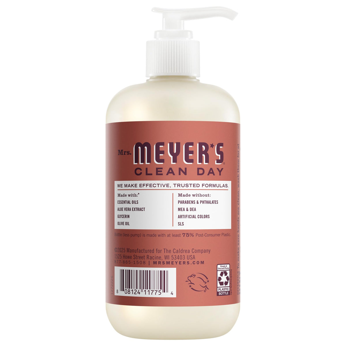 MRS. MEYER'S CLEAN DAY Hand Soap, Acorn Spice Scent, 12.5 Fl Oz Bottle