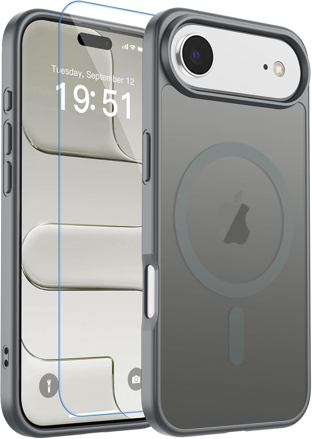 zapica Magnetic for iPhone Air Case, Dark Blue