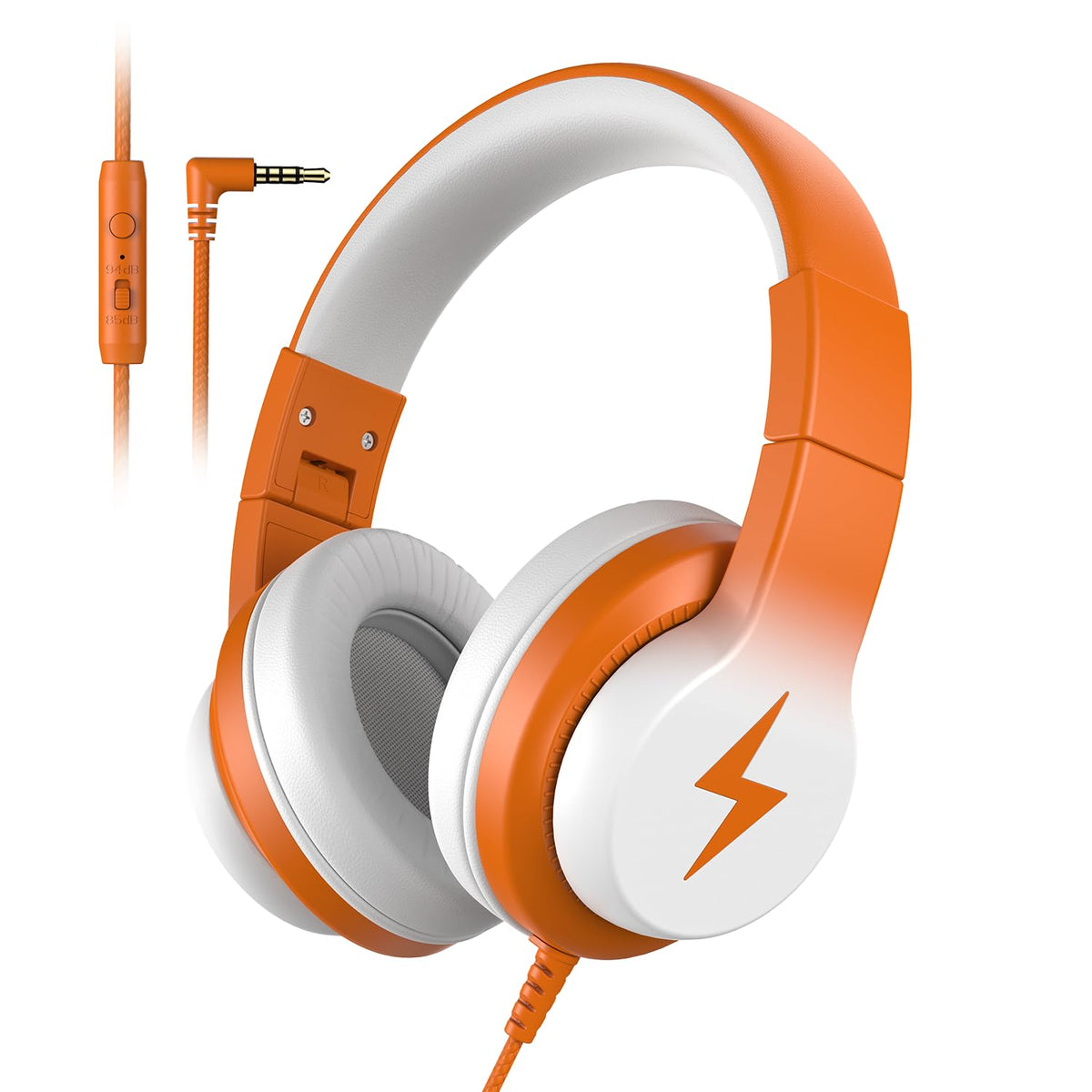 Candy Bila Wired Kids Headphones for School, Over-Ear for Boys Girls