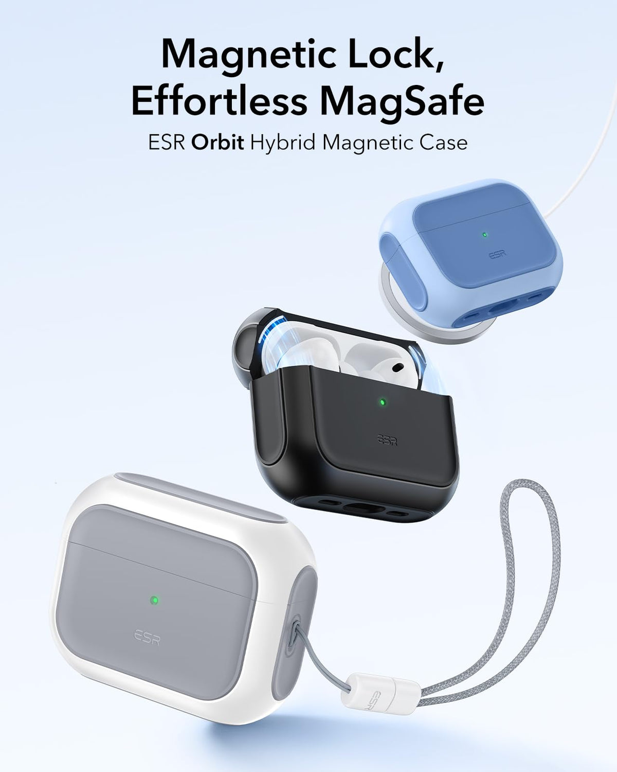 ESR for AirPods Pro 3 Case, Compatible with MagSafe, Orange