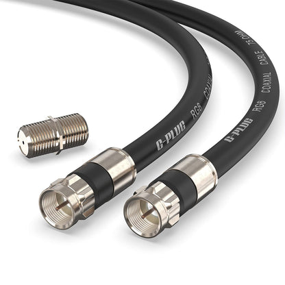 G-PLUG 200FT RG6 Coaxial Cable Extender - Coax Cable Cord, Triple Shielded