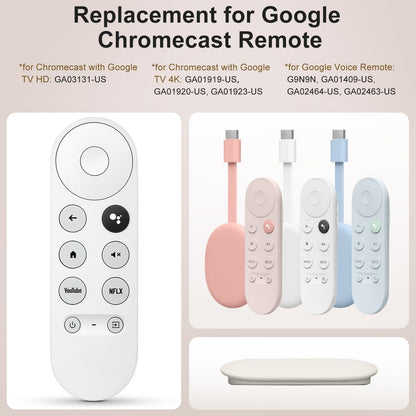 Replacement for Samsung TV Remote, for All 2018-2024 Samsung Remote Control for Smart TV with Voice Control. No Solarcell. 2-Year Warranty.