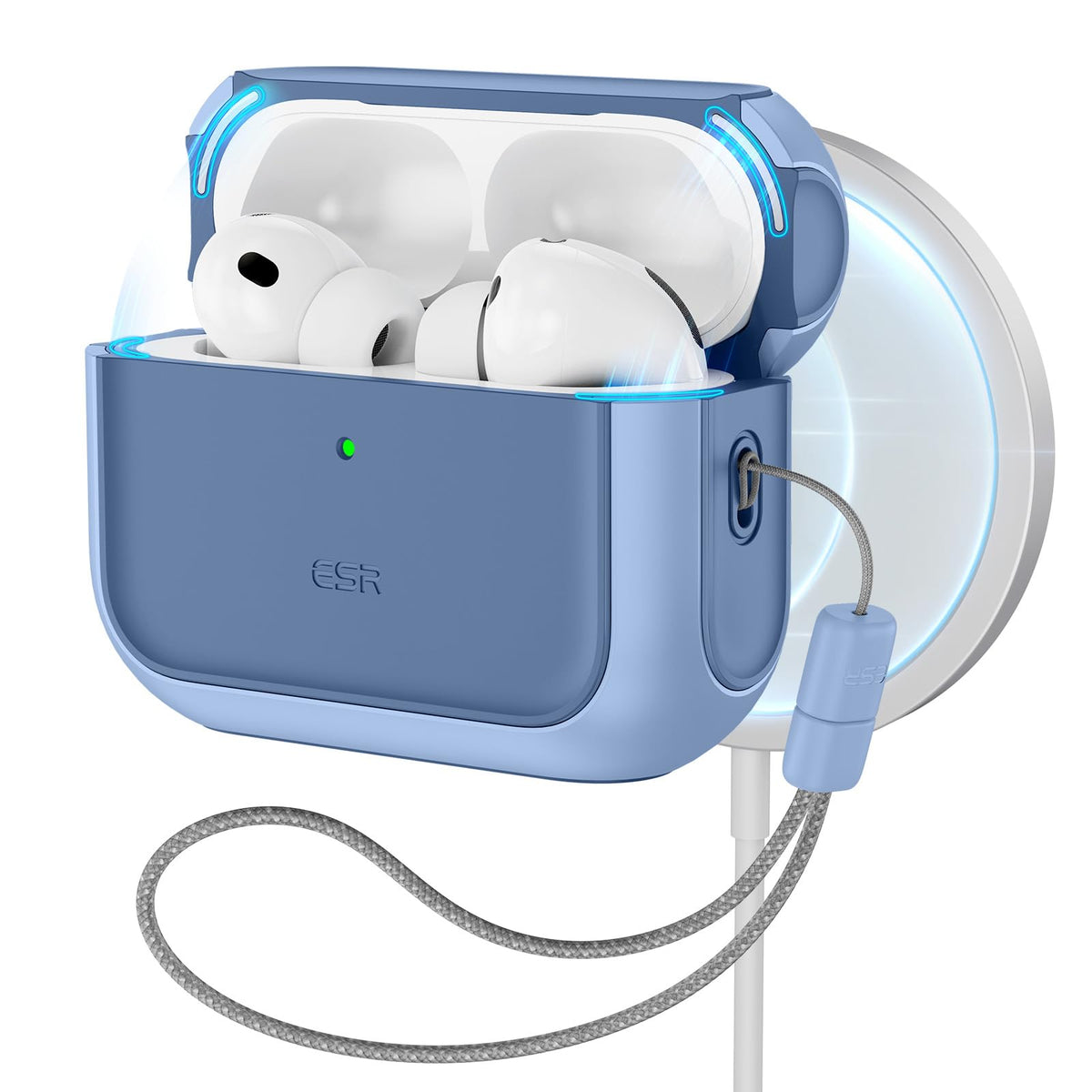 ESR for AirPods Pro 2 Case, Compatible with MagSafe, White