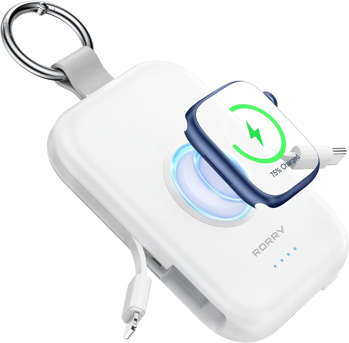 RORRY CharmGo Portable Charger, 5000mAh Portable Charger Power Bank