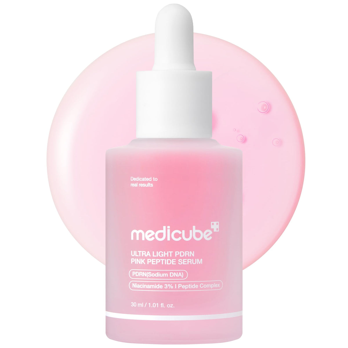 medicube PDRN Pink Peptide Serum with Salmon DNA, Firmer, Even-Looking Skin