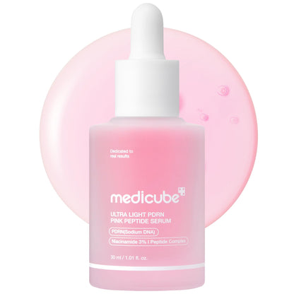 medicube PDRN Pink Peptide Serum with Salmon DNA, Firmer, Even-Looking Skin