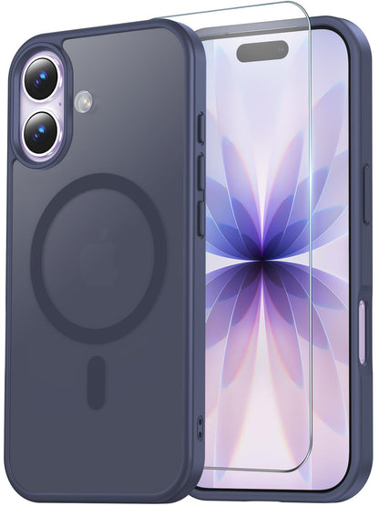 Temdan for iPhone AIR Case with Screen Protector Beige