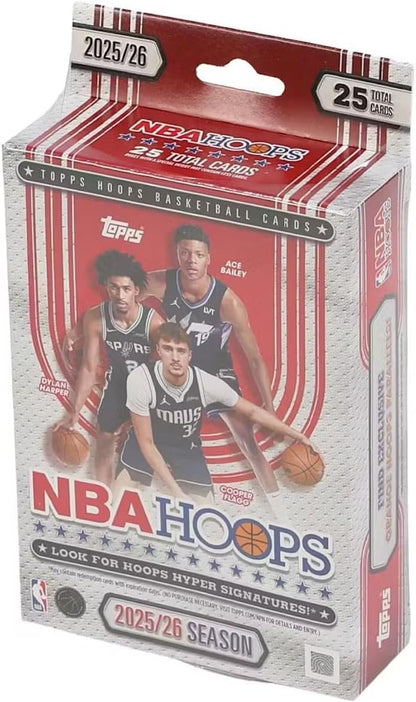 2025/26 Topps Hoops Basketball Hanger Trading Card Box (Look for Hoops Hyper Signatures)