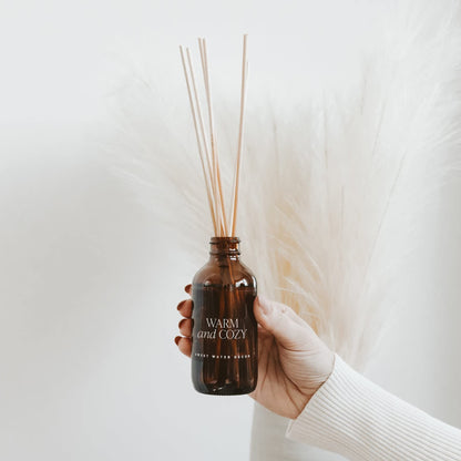 Sweet Water Decor Cashmere and Vanilla Reed Diffuser Set for Home - Milky Coconut, Soft Cashmere, Bourbon Vanilla, Sandalwood Scented Reed Diffusers - Lasts 4+ Months, Made in the USA