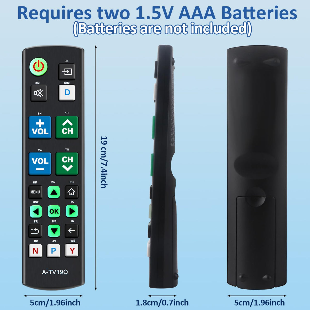 Universal Remote Control for Almost All LG TVs, for LG TV Remote