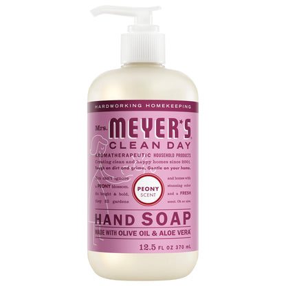 MRS. MEYER'S CLEAN DAY Liquid Hand Soap, Lemon Verbena, 12.5 fl oz, 3 Pack