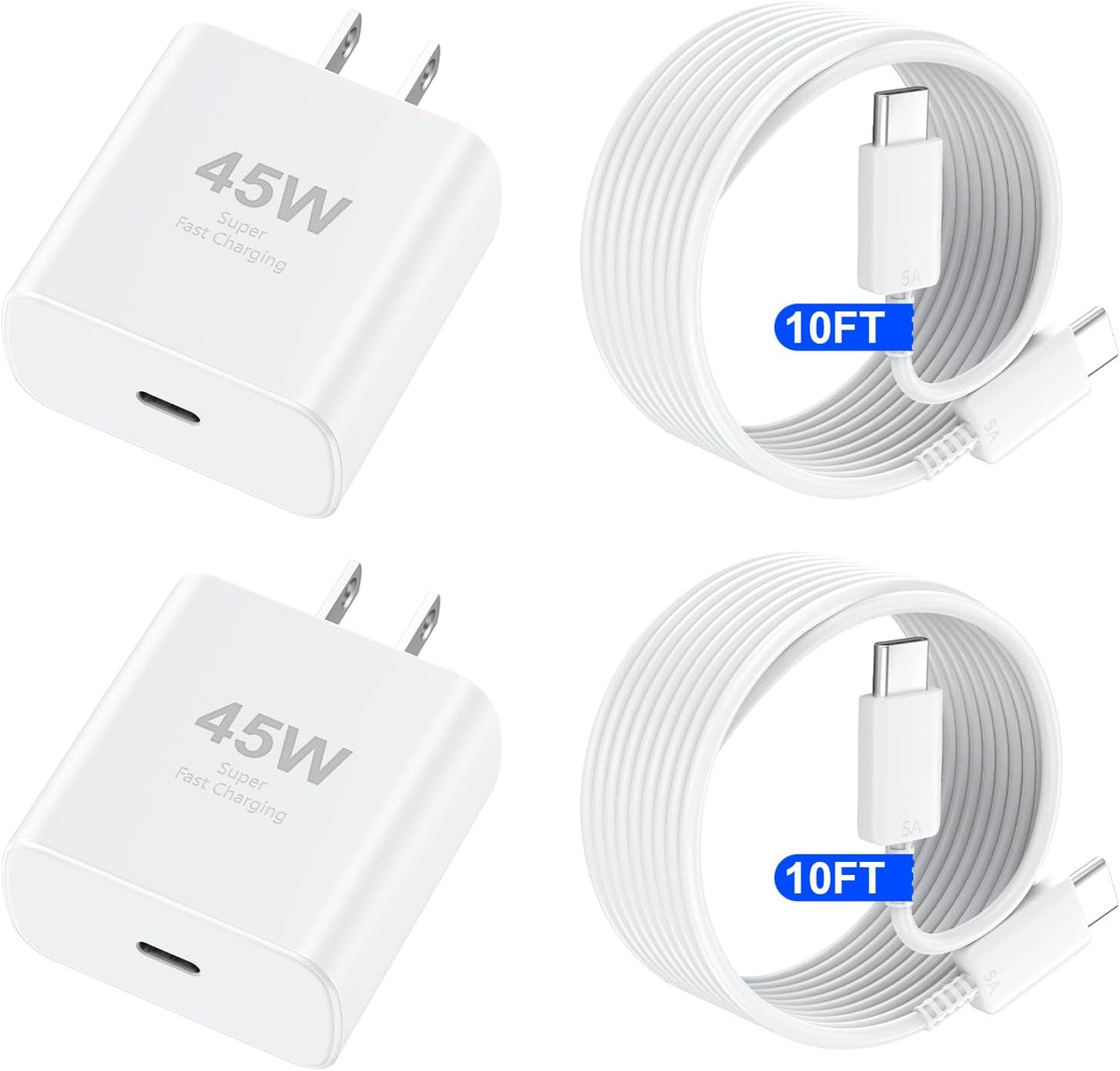 Phone 18 17 Pro Max Charger Fast Charging 45W USBC Phone Duo Fast Charger