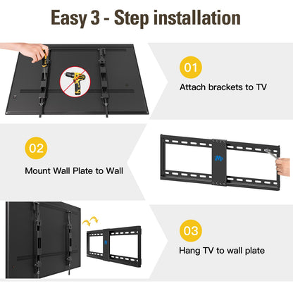 Mounting Dream TV Wall Mount for 42-86 Inch TVs, Tilting TV Mount Bracket