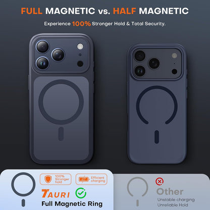 TAURI for iPhone 16 Pro Max Case, Compatible with MagSafe, Purple