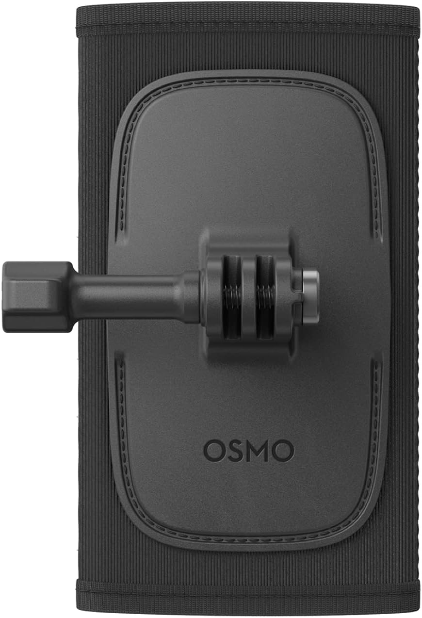 DJI Osmo Backpack Strap Mount, Compatibility: Osmo 360, Osmo Action 6, Osmo Action 5 Pro, Osmo Action 4, Osmo Action 3, DJI Action 2, Osmo Action, Osmo Pocket 3