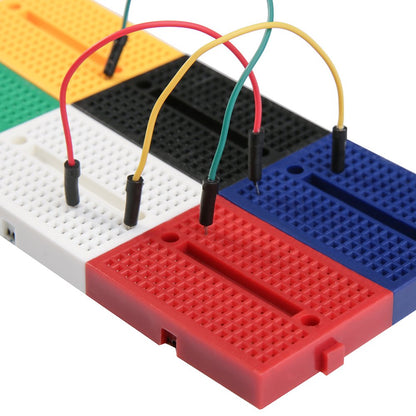 ELEGOO 400 Point Solderless Breadboard Kit, Small Prototyping Boards 6PCS