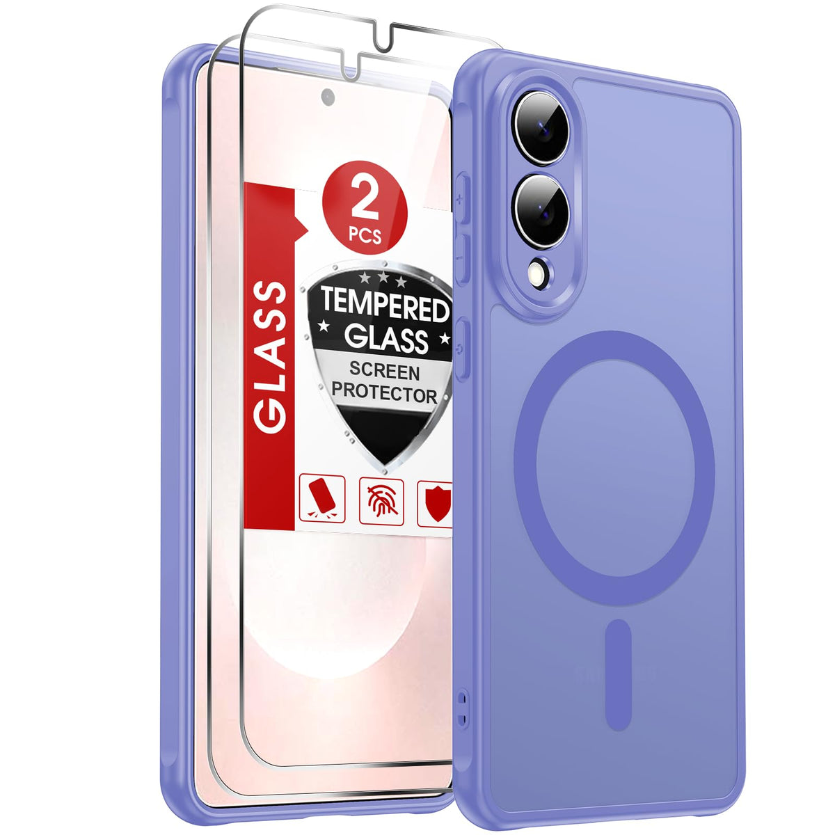LeYi for Pixel-8A Phone Case: MagSafe Fit & Screen Protector Crystal Clear