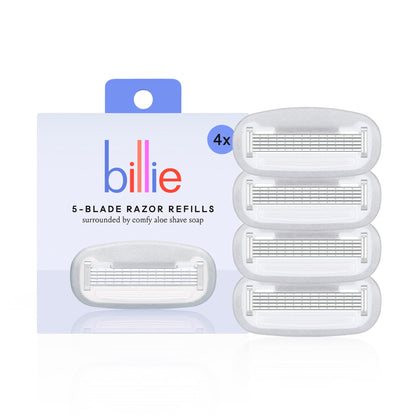 Billie Women’s Razor Refill Blades 5-Blade Cartridges - 8 count