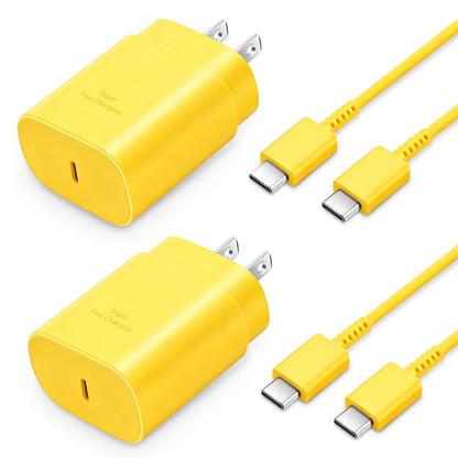 Type C Charger Fast Charging 2-Pack 25W Long 6FT USB C Cable