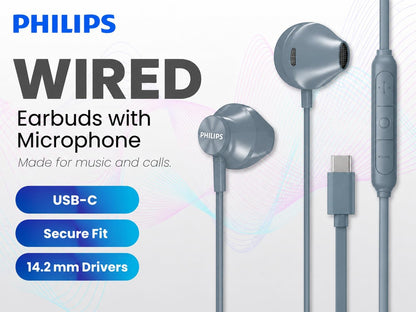 PHILIPS SHE3590BL/28 in-Ear Headphones, Blue