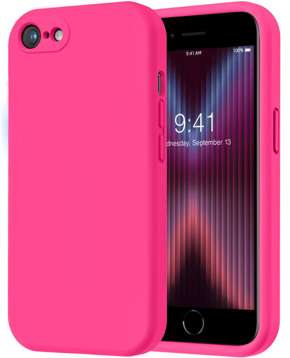 LOVE 3000 Designed for iPhone 16 Case, Premium Silicone with [Soft Anti-Scratch Microfiber Lining] Shockproof Protective Phone Case for Men Women Girls 6.1", Black