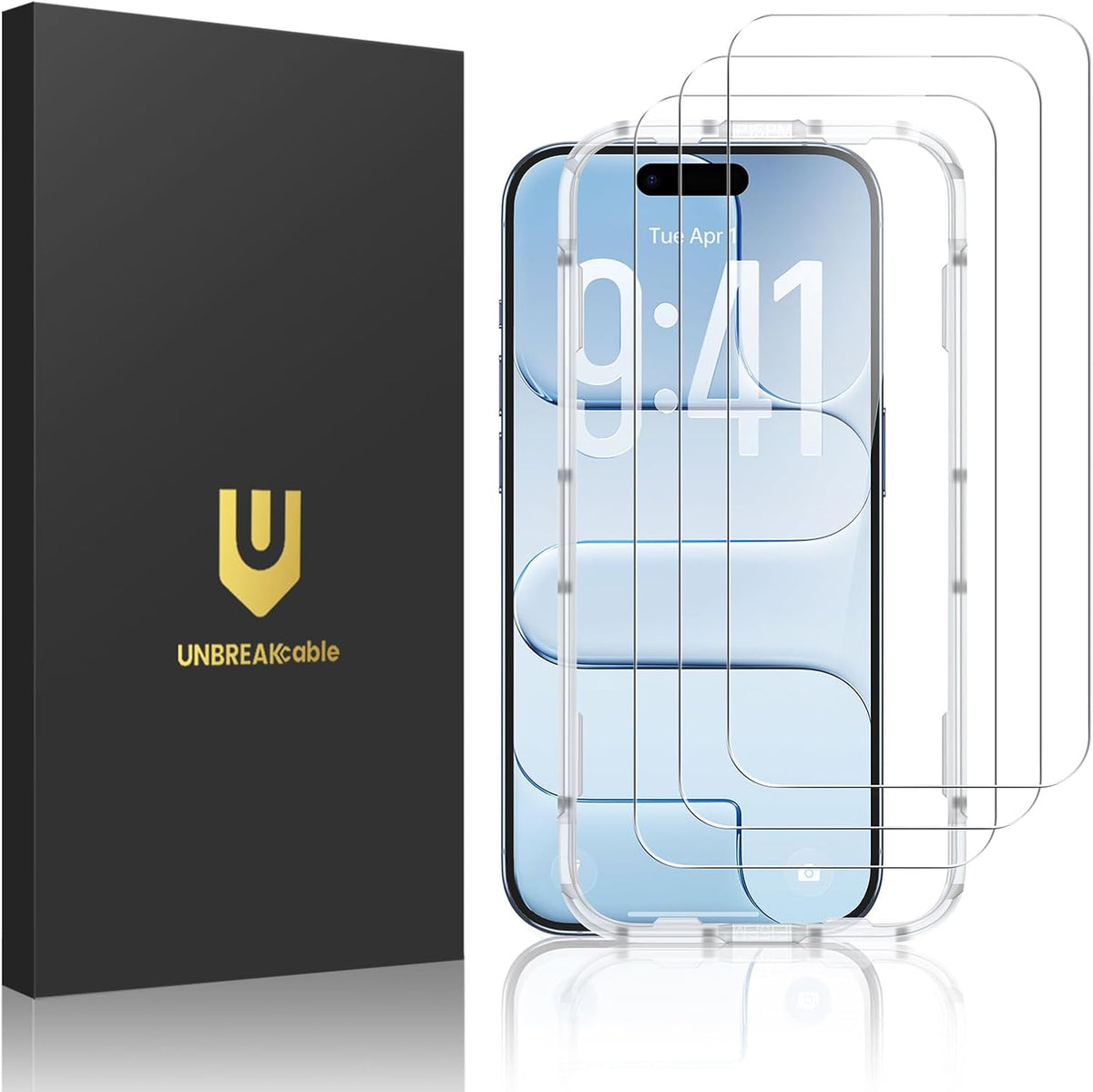 UNBREAKcable 3-Pack Screen Protector for iPhone SE 2022/SE 2020, iPhone 8/7