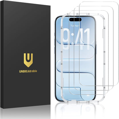 UNBREAKcable 3-Pack Screen Protector for iPhone SE 2022/SE 2020, iPhone 8/7