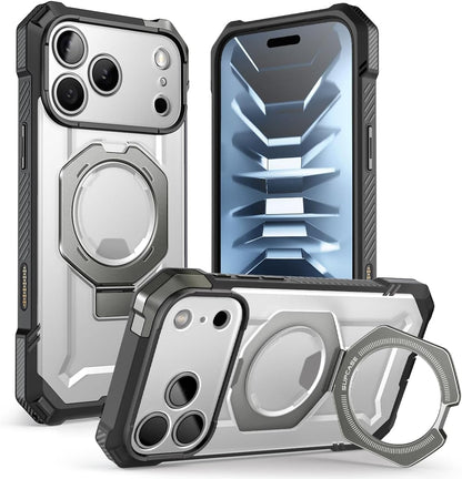 SUPCASE for iPhone 17 Case with Stand & Camera Control Button, Black
