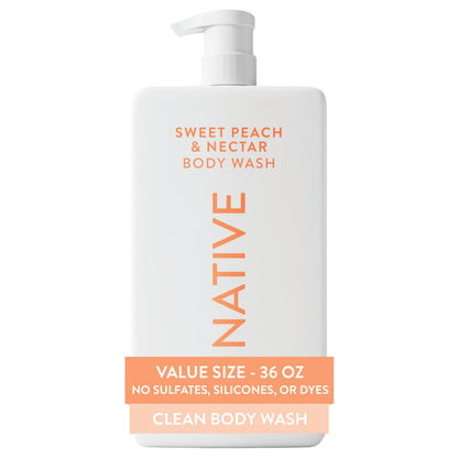 Native Body Wash 3 Pack - Natural Body Wash Women & Men - SLS & Paraben Free - Cucumber & Mint, Coconut & Vanilla, Lavender & Rose
