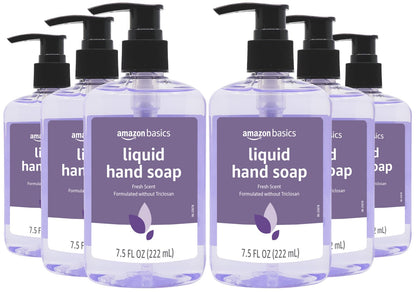 Amazon Basics Gentle & Mild Clear Liquid Hand Soap Refill, Triclosan-Free, Dermatologist-Tested, pH Balanced, Cruelty-Free, 50 Fluid Ounces, 1-Pack (Previously Solimo)