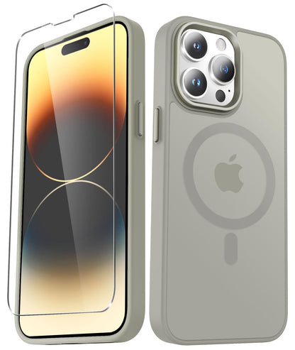 for iPhone 14 Plus Case, Matte Magnetic Phone Case, Lavender Purple
