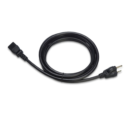 Amazon Basics Replacement Power Cord for Computer, Monitor, TV, Printer, PC, 3 Prong, 18 AWG, 125 Volts, 10 Feet, Black
