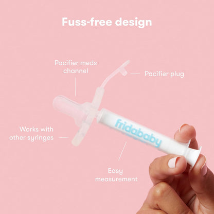 Frida Medicine Pacifier Syringe, Accu-Dose Paci, Medi Frida, Fuss Free