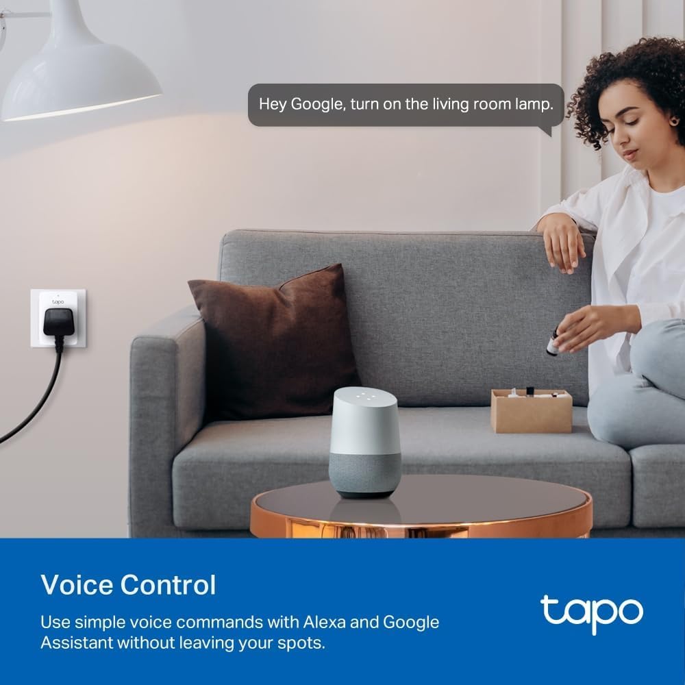 Tapo P110(4-pack) Smart Plug, Energy Monitoring WiFi Plug, Max 13A