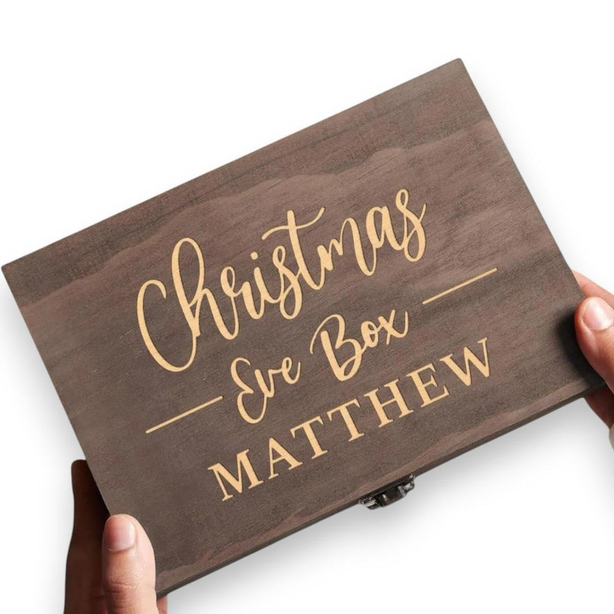 Personalized Wooden Keepsake Box, Custom Engraved Memory Box with Lid